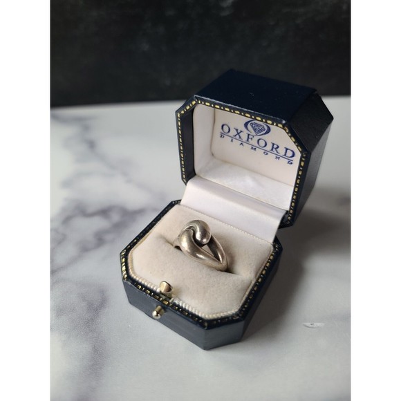 James Avery Sterling Silver Cadena Knot Ring Retired Vintage - Picture 3 of 10